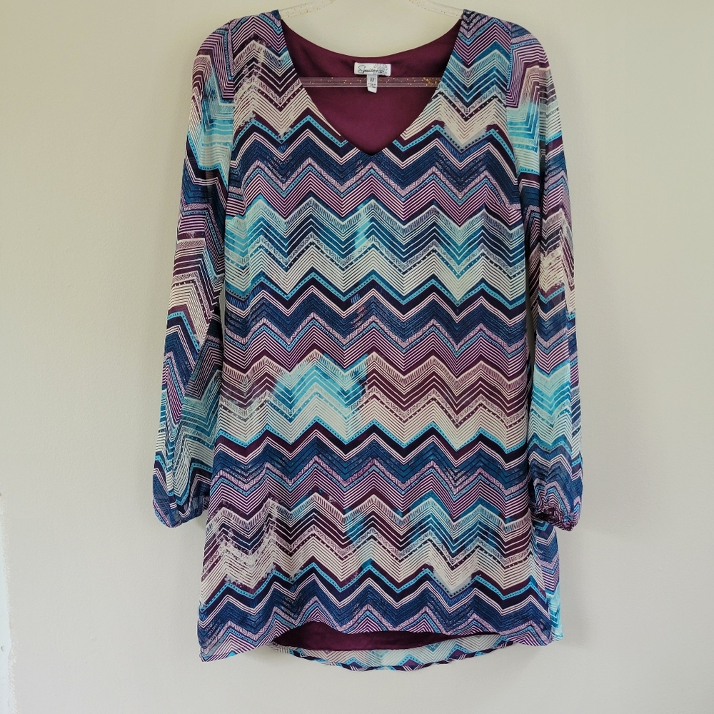 Speechless chevron dress